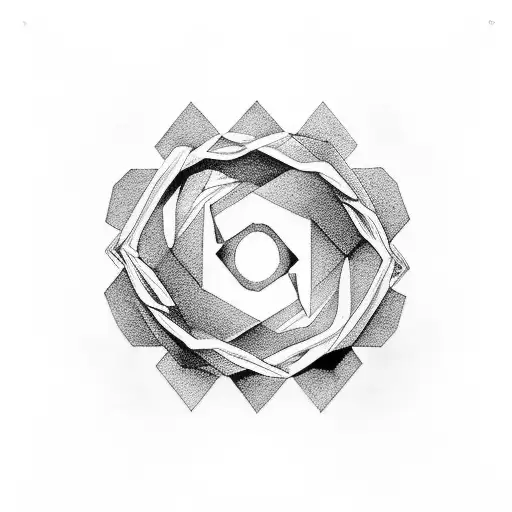 simple infinity loop tattoo design idea
