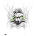 Deku one for olle tattoo design idea