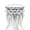 Jellyfish tattoo design idea