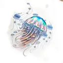 Jellyfish tattoo design idea