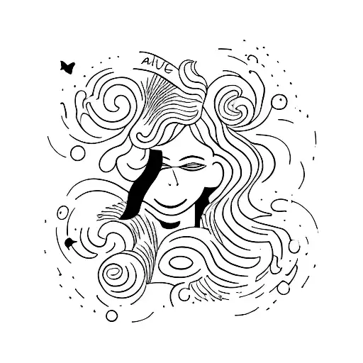 Are you living your life or is life living for you? tattoo design idea