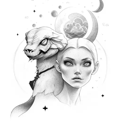 Do Not Go Gentle Into That Good Night tattoo design idea