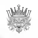 King's Crown tattoo design idea