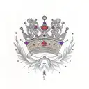 King's Crown tattoo design idea