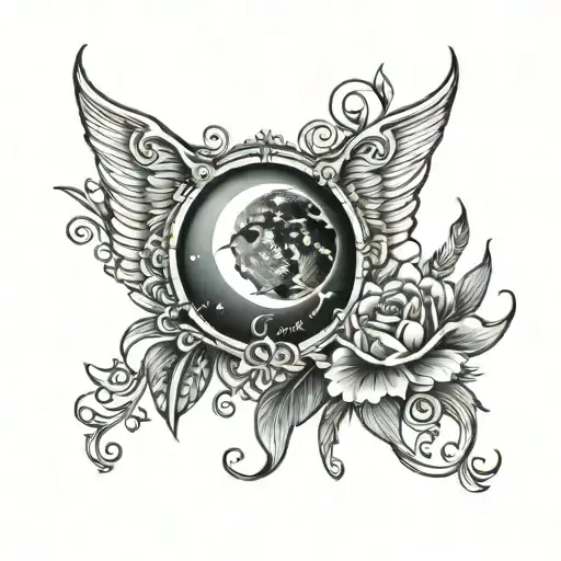 Moonlight rivera  tattoo design idea