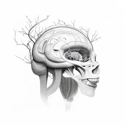 neuroscience tattoo design idea