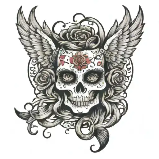 whore tattoo design idea