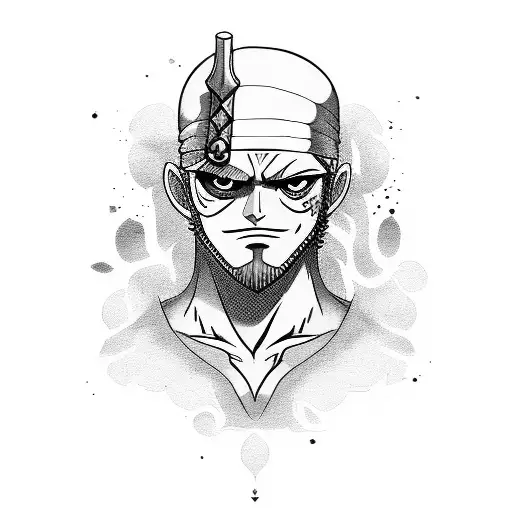 zoro tattoo design idea