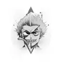 zoro tattoo design idea