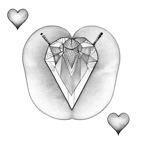 heartbeats tattoo design idea