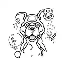 veterinary practice without dog tattoo design idea