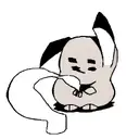 Ghostface with stuffed animal tattoo design idea