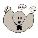Ghostface with stuffed animal tattoo design idea