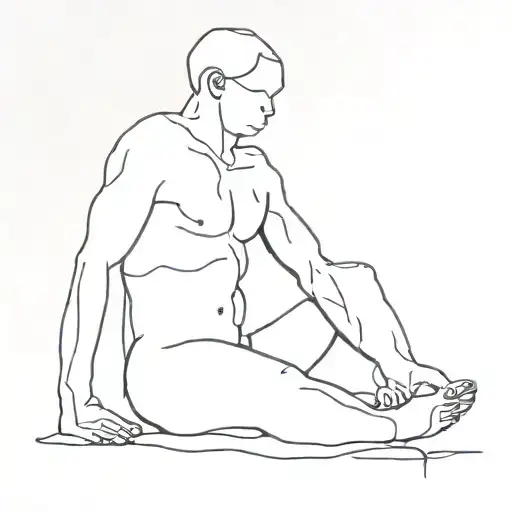 my father died from suicide. he hang himself A person tattoo design idea