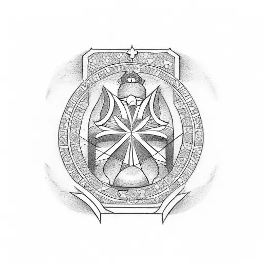 Design a tattoo featuring poker cards with a Maryland flag pattern tattoo design idea