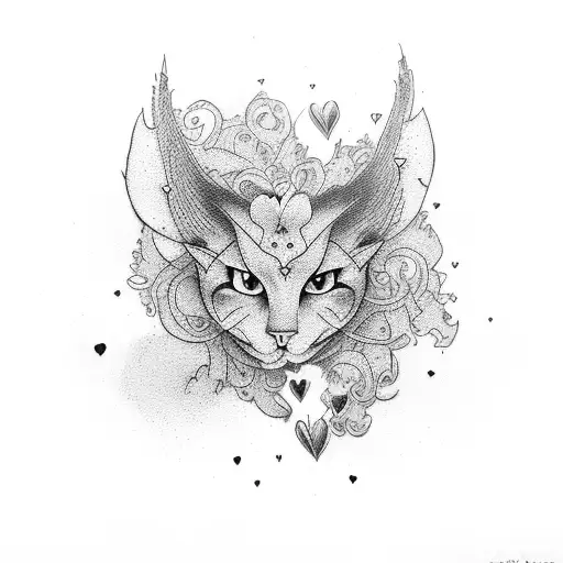falling in love tattoo design idea