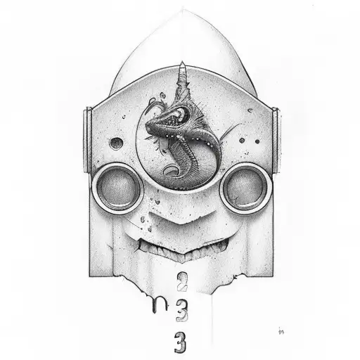 number 23 with initials JJM tattoo design idea
