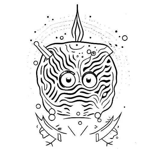 Scubs diving tattoo design idea