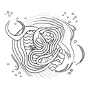 Scubs diving tattoo design idea