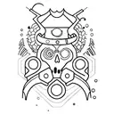 Scubs diving tattoo design idea