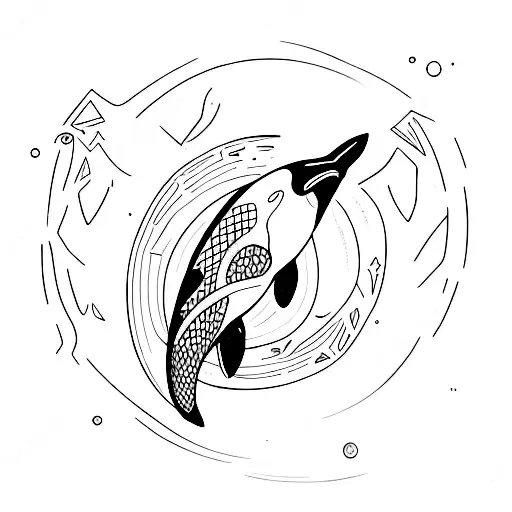 orca  tattoo design idea