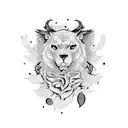 123 els  tattoo design idea