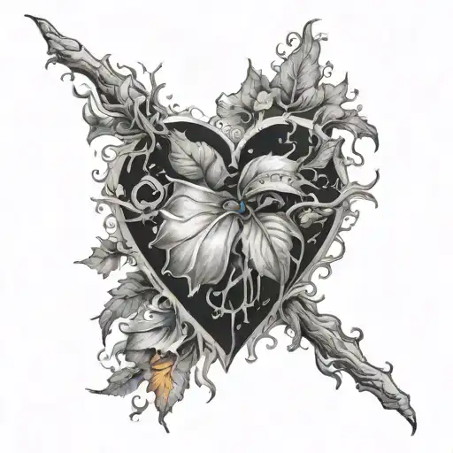 The world felt cold and empty without his mother's warm embrace, a gaping hole left in his heart where her love used to  tattoo design idea