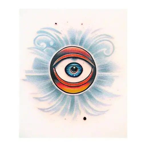 Neo Traditional Eye Inside of a Heart by Jamie Bones: TattooNOW