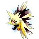 Zapdos tattoo design idea