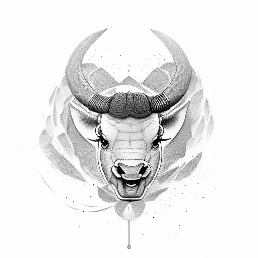 raging bull tattoo design idea