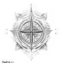 holy trinity tattoo design idea