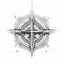 holy trinity tattoo design idea