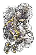 kobe braynt basketball tatto for leg tattoo design idea