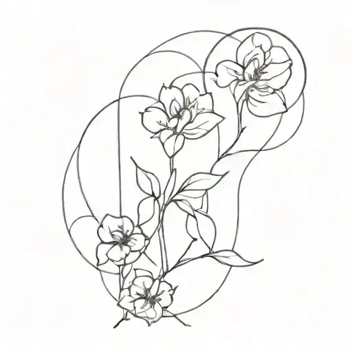 "how lucky are we" tattoo design idea