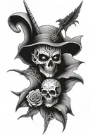 mind killer tattoo design idea