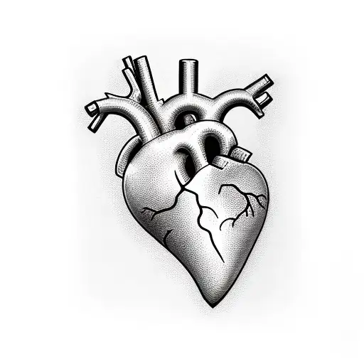 heart rate getting welded on tattoo design idea