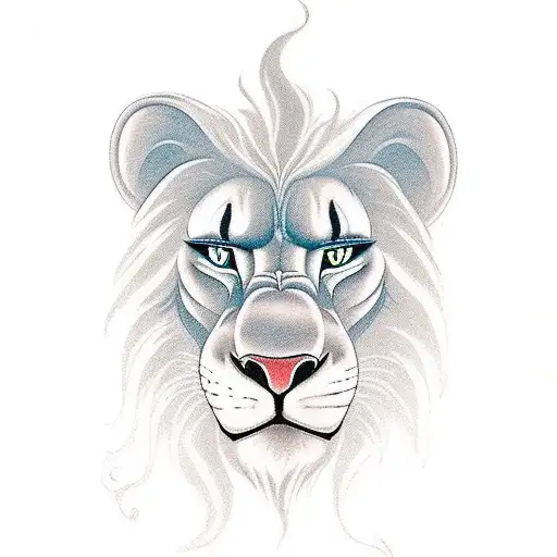 mufasa clouds tattoo design idea