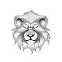 mufasa clouds tattoo design idea