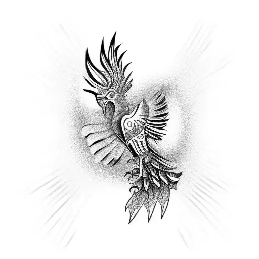Ave fenix  tattoo design idea
