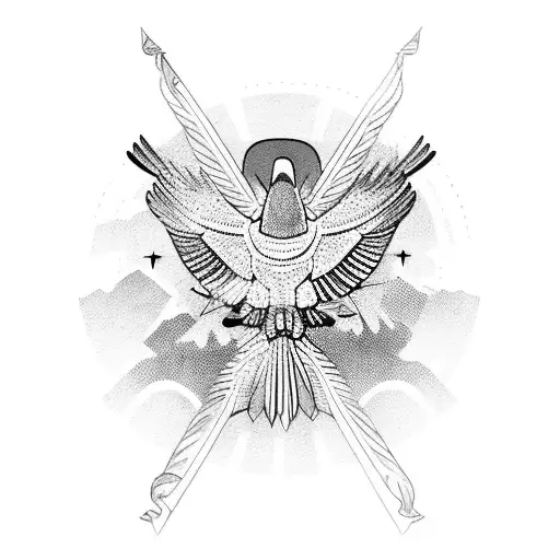 condor volando tattoo design idea