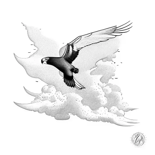condor volando tattoo design idea