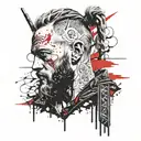 Ragnar Lothbrok tattoo design idea