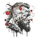 Ragnar Lothbrok tattoo design idea