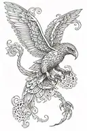 CHOSEN ONE spelled tattoo design idea