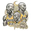 Kobe Bryant Michael Jordan tattoo design idea