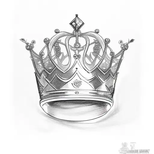 King's Crown tattoo design idea