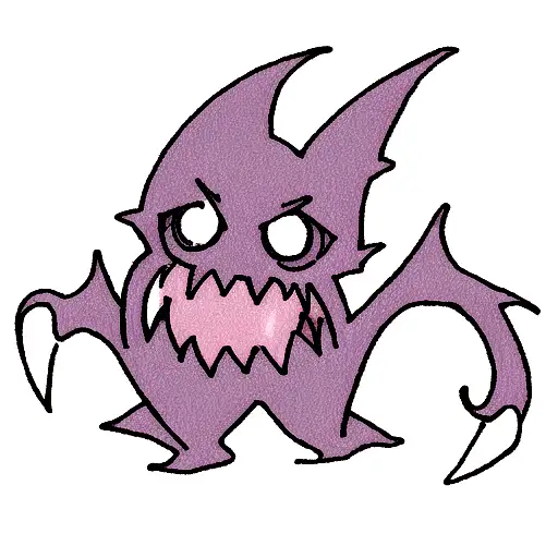 Gebgar ghastly haunter evil tattoo design idea