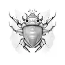 Rhino Beetle  tattoo design idea