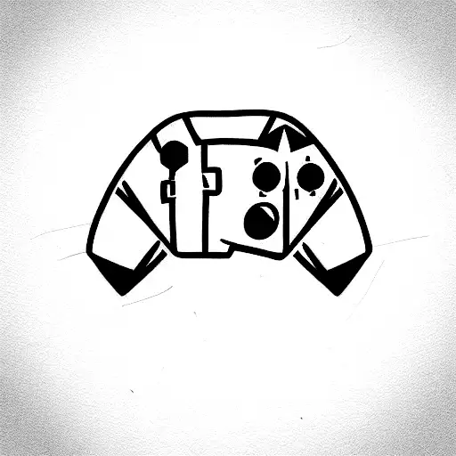gamer tattoo design idea