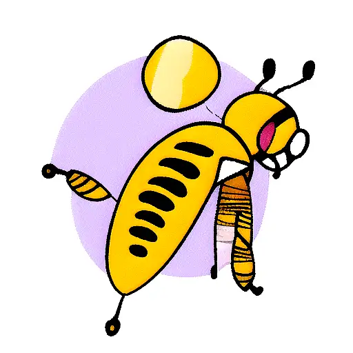 Honey Bee tattoo design idea